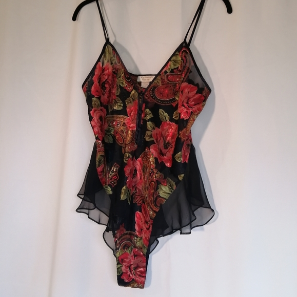 Victoria’s Secret Gold Label Floral Bodysuit - Picture 3 of 7